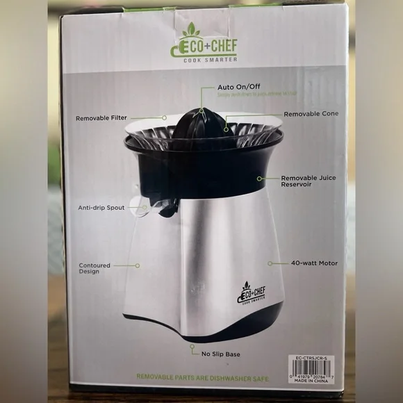 NIB ECO+CHEF CITRUS JUICER - Picture 3 of 5